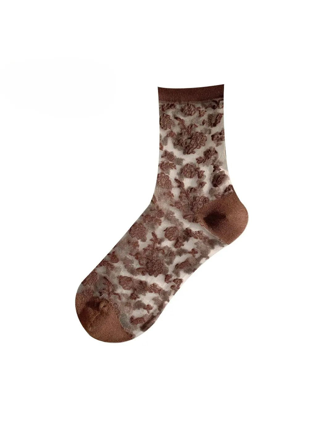 Bloom sheer lace socks, product photo
