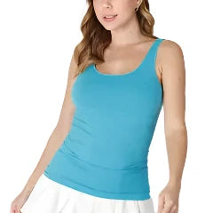Nikibiki Plain Jersey Tank Top in Horizon Blue – Ella Where She Shops