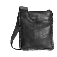 Brynn Leather Crossbody: Black