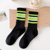 Striped Mid-Calf Socks