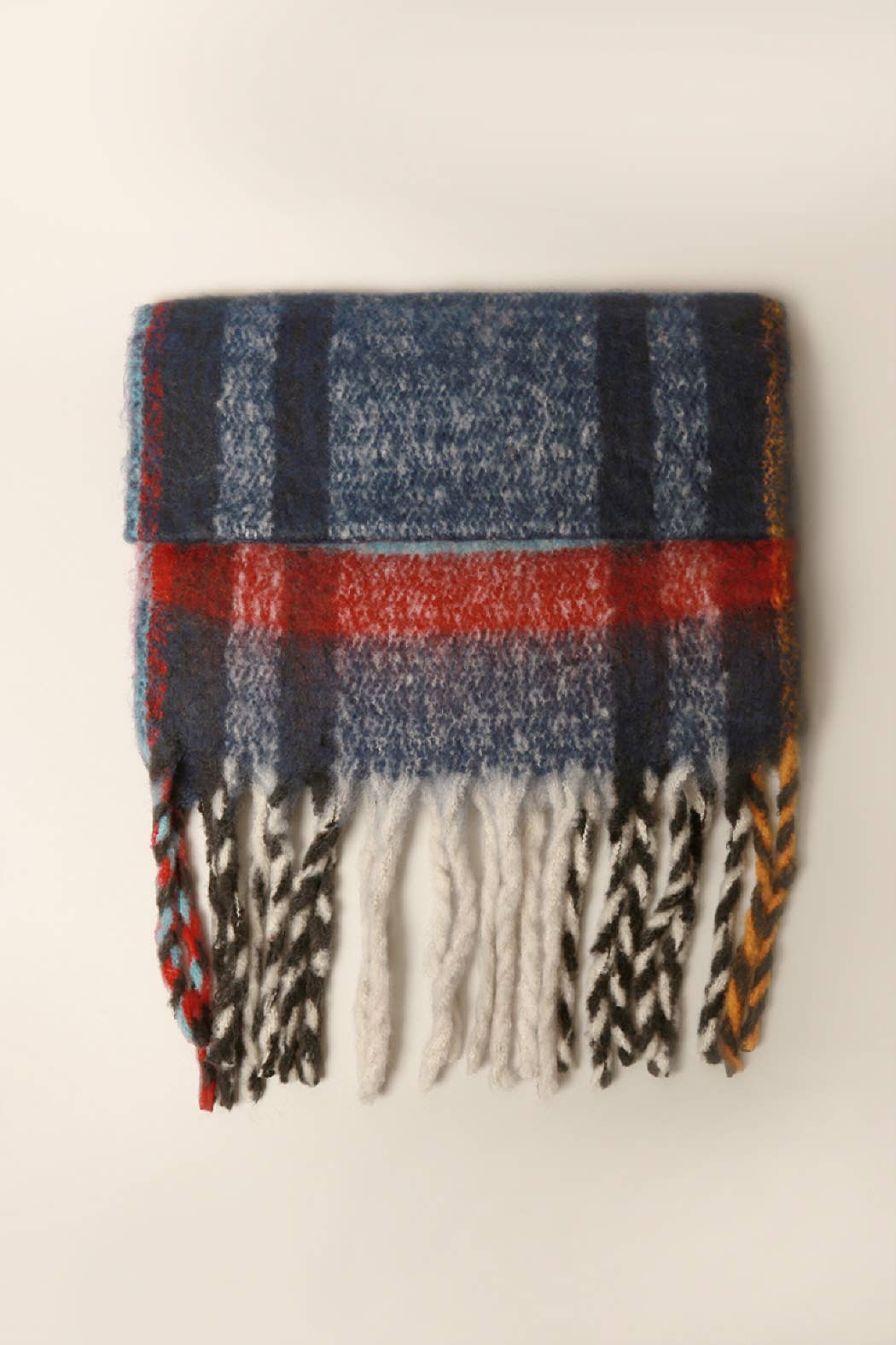 Cozy Scarf with Fringe