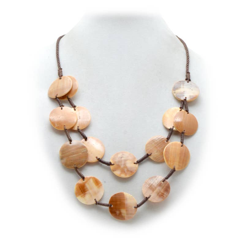 Conch Circle Shell Necklace