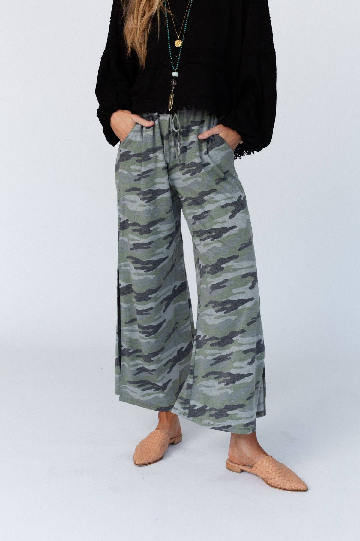 Casual Wanderer Wide Leg Pants