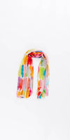 OTRACOSA - Scarf Linen/Cotton - Otra Cosa - Painted Stripes Big - 4604