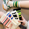 Striped Mid-Calf Socks