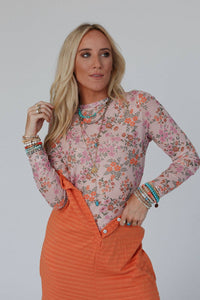 Made You Blush Floral Top