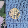 Pewter Sand Dollar Mag Scarf Pin