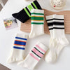 Striped Mid-Calf Socks