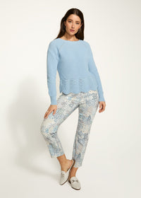 Scalloped Hem Sweater