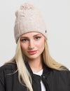 Cable Pom Hat