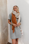 Sunset Shades Cozy Scarf - Ivory Multi