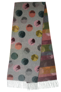 Watercolor Dot scarf