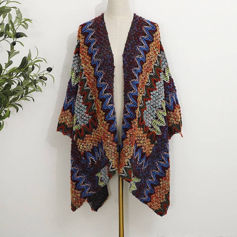 Boho Shawl with Pocket