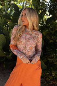 Made You Blush Floral Top