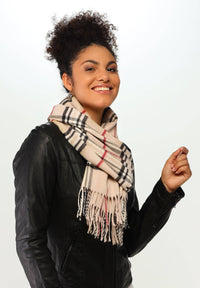 Plaid Oversized Cashmink® Scarf