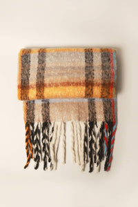 Cozy Scarf with Fringe