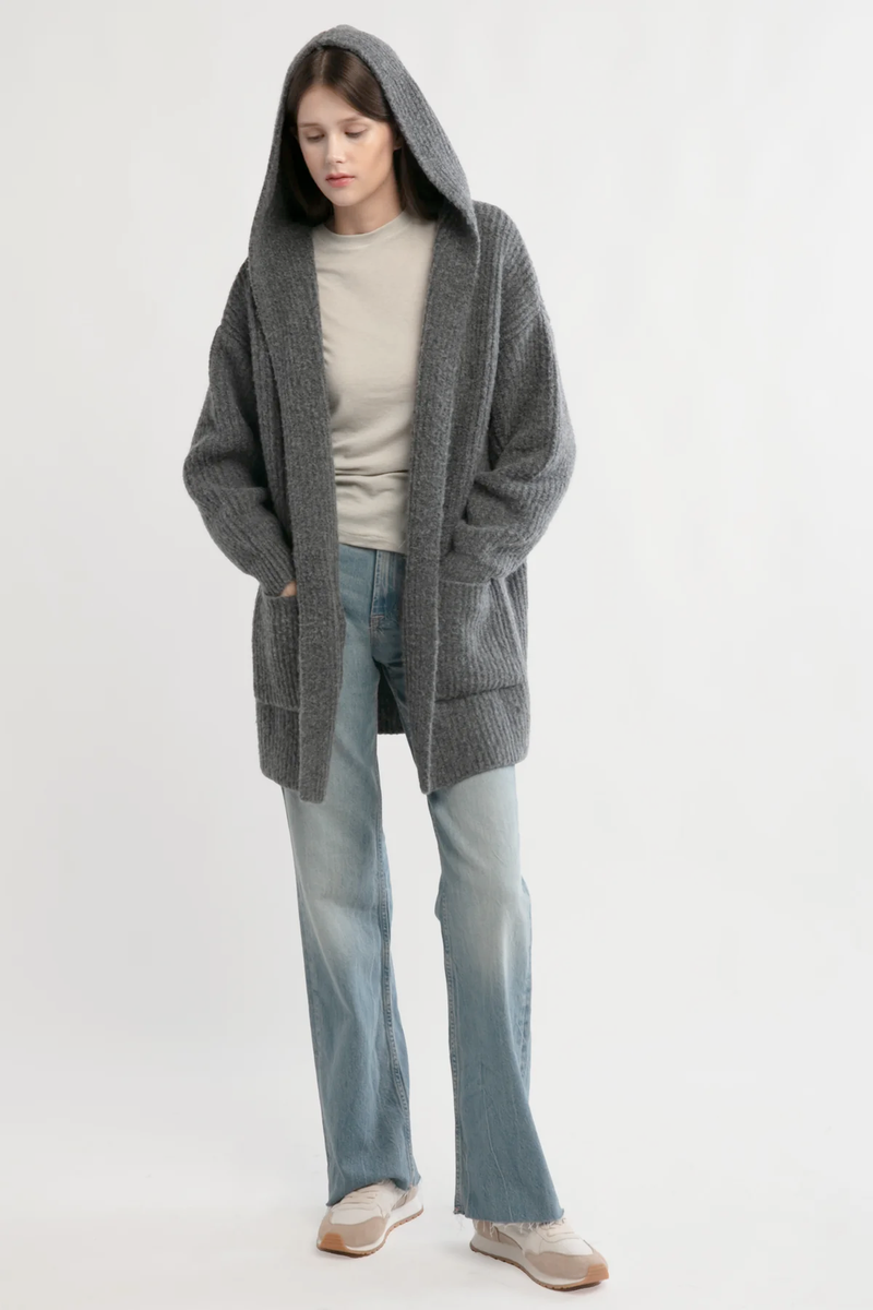 Coatigan Hooded Sweater Cardigan