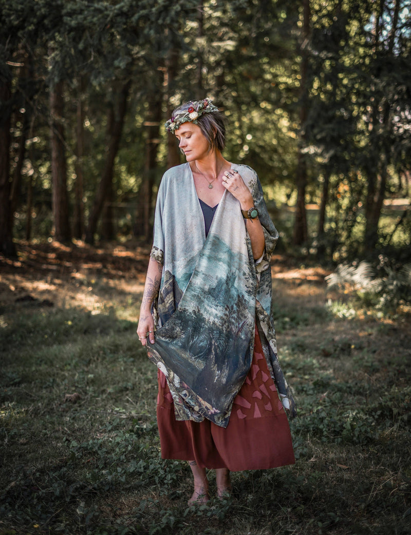 Castles In The Air Bohemian Bamboo Starduster Kimono