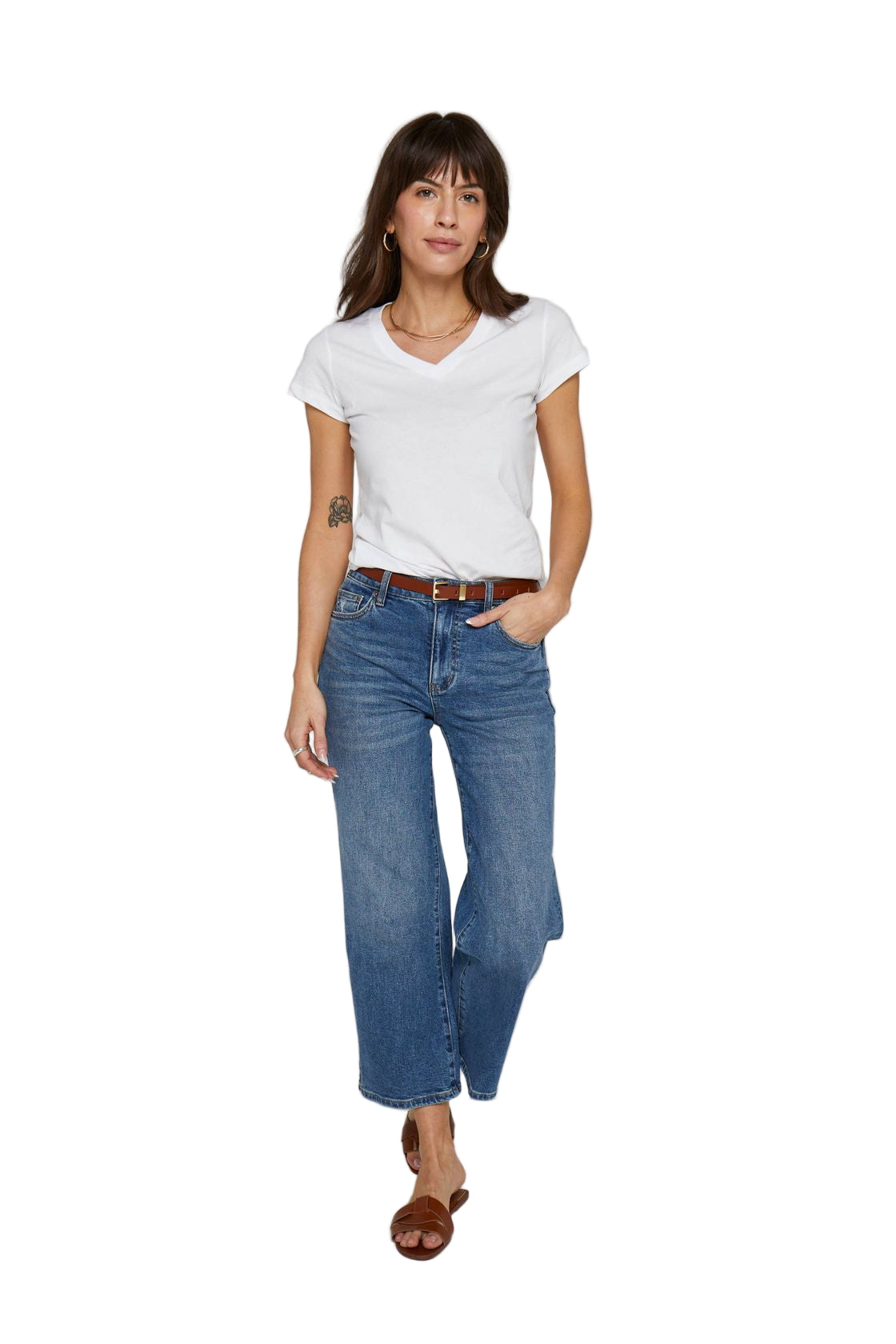 Addington Ankle Crop Mid Rise Jean ella where she shops