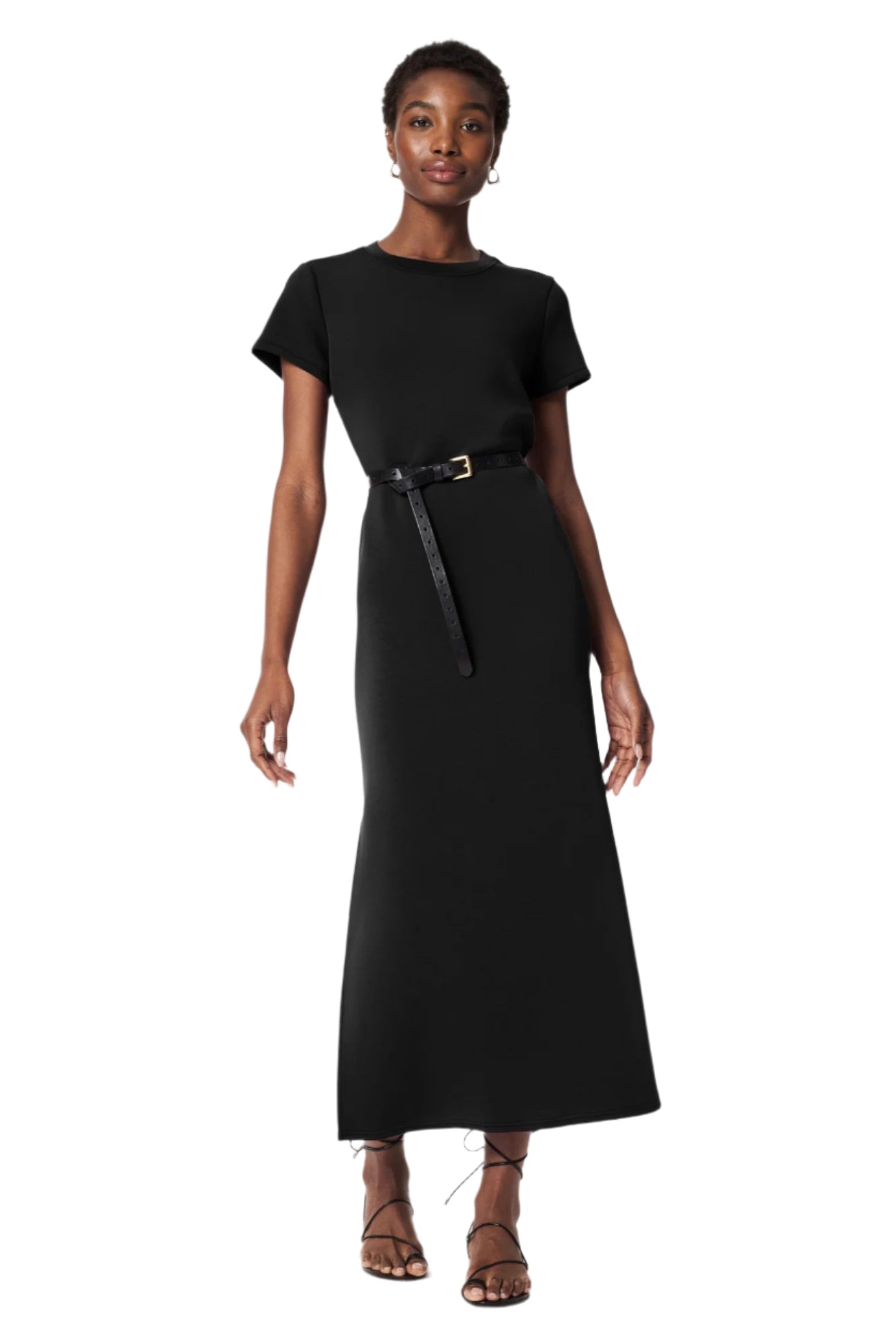 AirEssentials Maxi T-Shirt Dress – Black – Ella Where She Shops