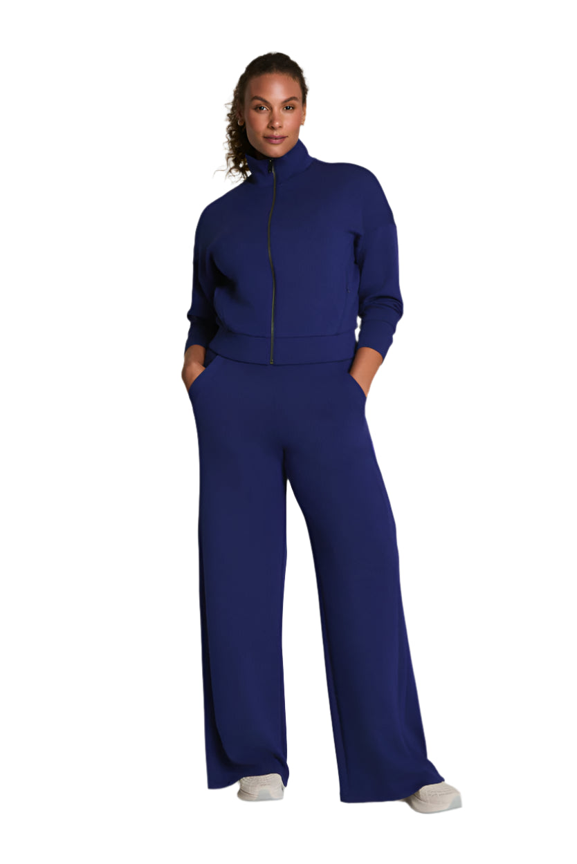 AirEssentials Wide Leg Track Pant – Front – Ella Where She Shops
