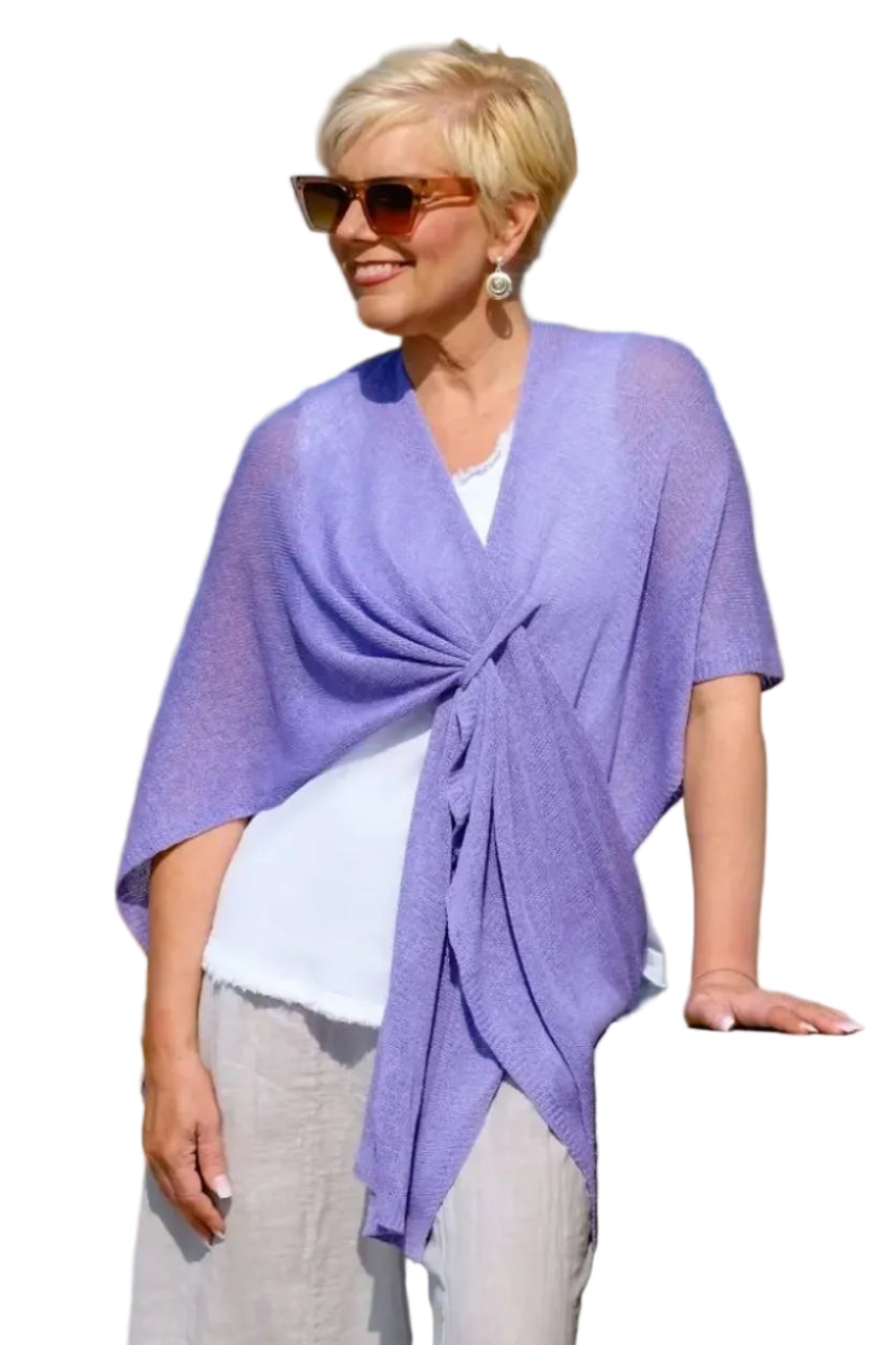 Aliya Multi Way Cotton Wrap Lilac Ella Where She Shops
