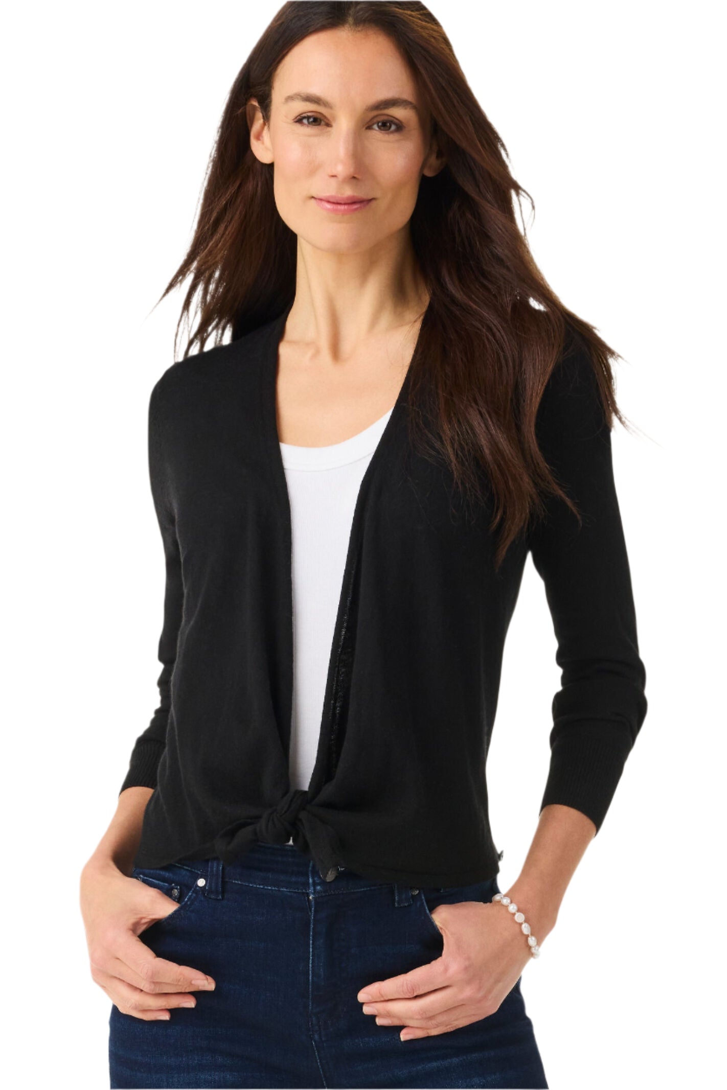 All Year 4-Way Cardigan - On Model - Ella Where She Shops