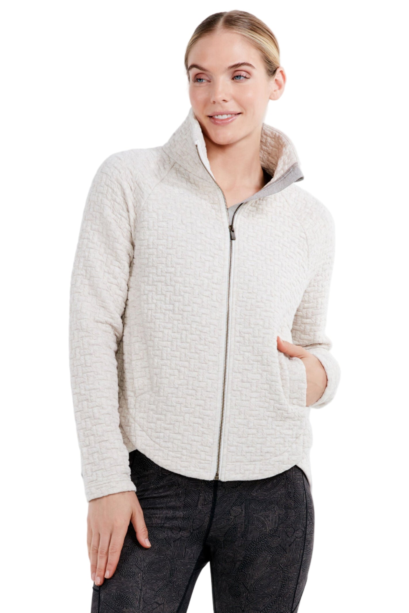 All Year Quilted Jacket – Cream – Ella Where She Shops