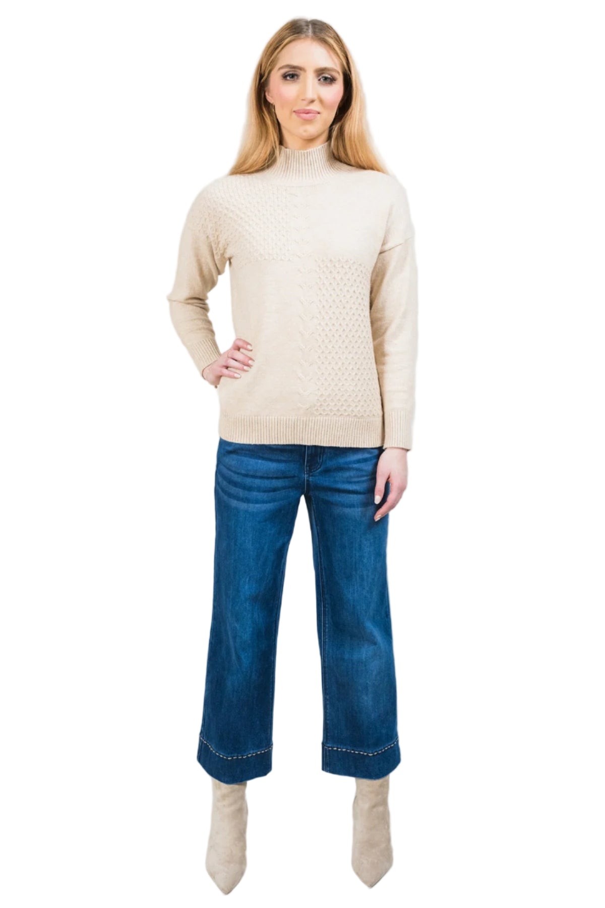 Amelia 26" Wide Crop - Front - Ella Where She Shops