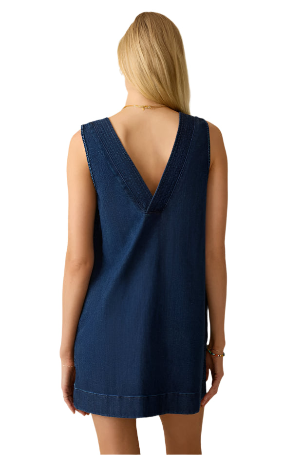 Azure Dress – Dusk Dive Wash – Back – Ella Where She Shops