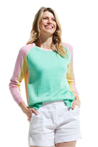 Baseball Sweater – Front – Ella Where She Shops