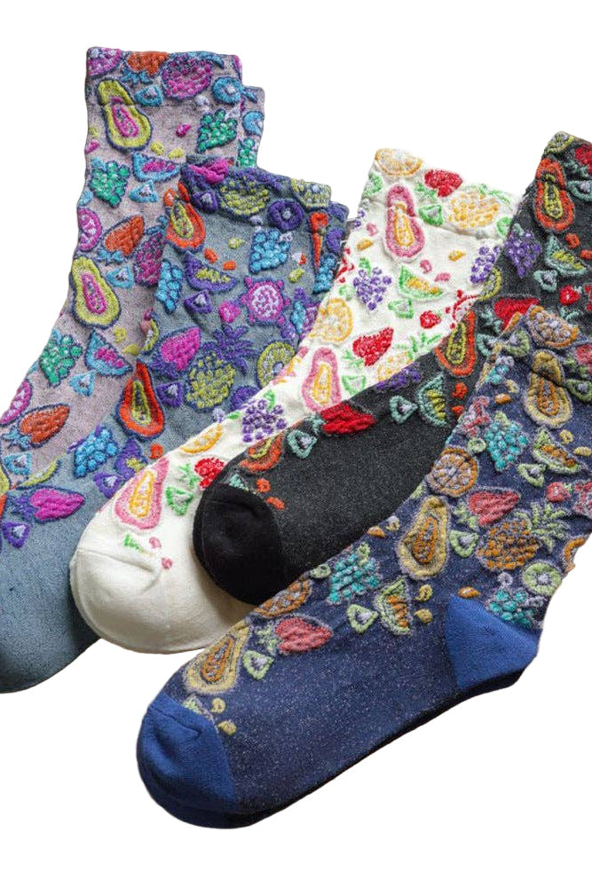 Bohemian Floral socks ella where she shops