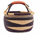 Bolga_Ghana_Navy_Blue_with_Brown_Han_Basket_Ella_Where_She_Shops
