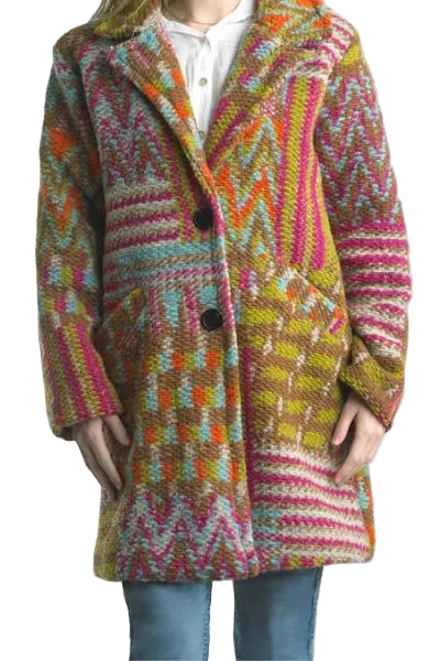 Boucle coat ella where she shops