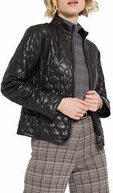 Brooklyn Quilted Vegan Leather Jacket