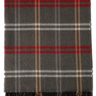 Cashmere like Tartan Plaid Scarf dark gray ella where she shops