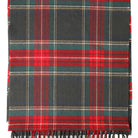 Cashmere like Tartan Plaid Scarf grey ella where she shops