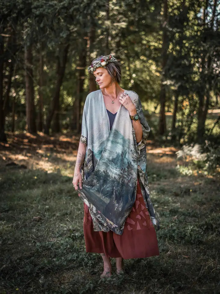 Castles in the Air Bohemian Bamboo Starduster Kimono