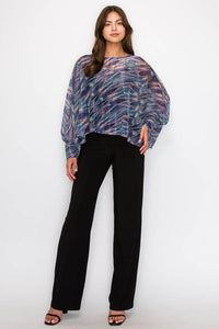 Chiffon L/S Topper