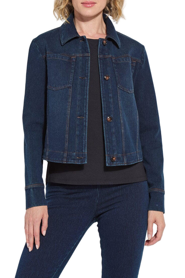 Classic Denim Jacket - Front - Ella Where She Shops