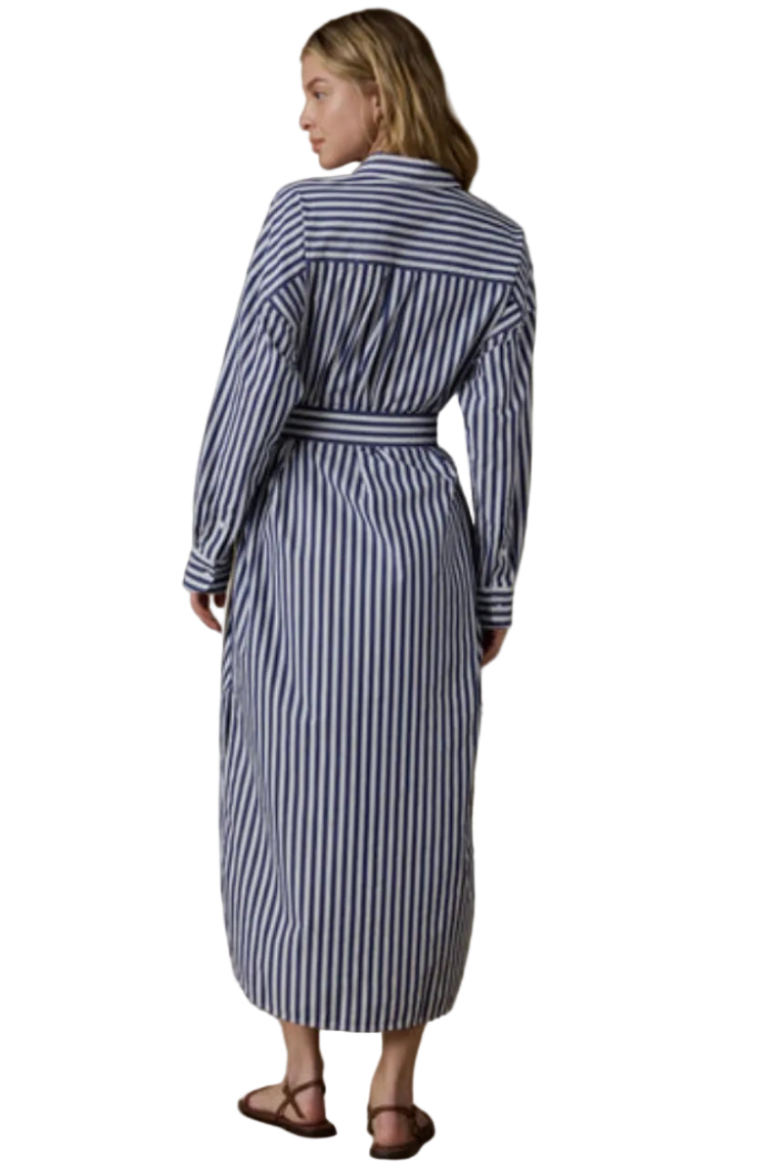 Coastal Poplin Rio Shirtdress Back Ella Where She Shops