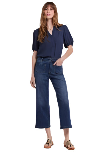 Coco Relaxed Wide Leg Crop – Front – Ella Where She Shops