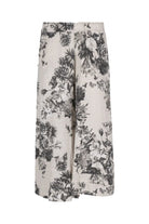Coconut Blooms Linen Pant – Front – Ella Where She Shops