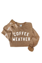 Coffee Weather Long Sleeve Tee - Front - Ella Where She Shops