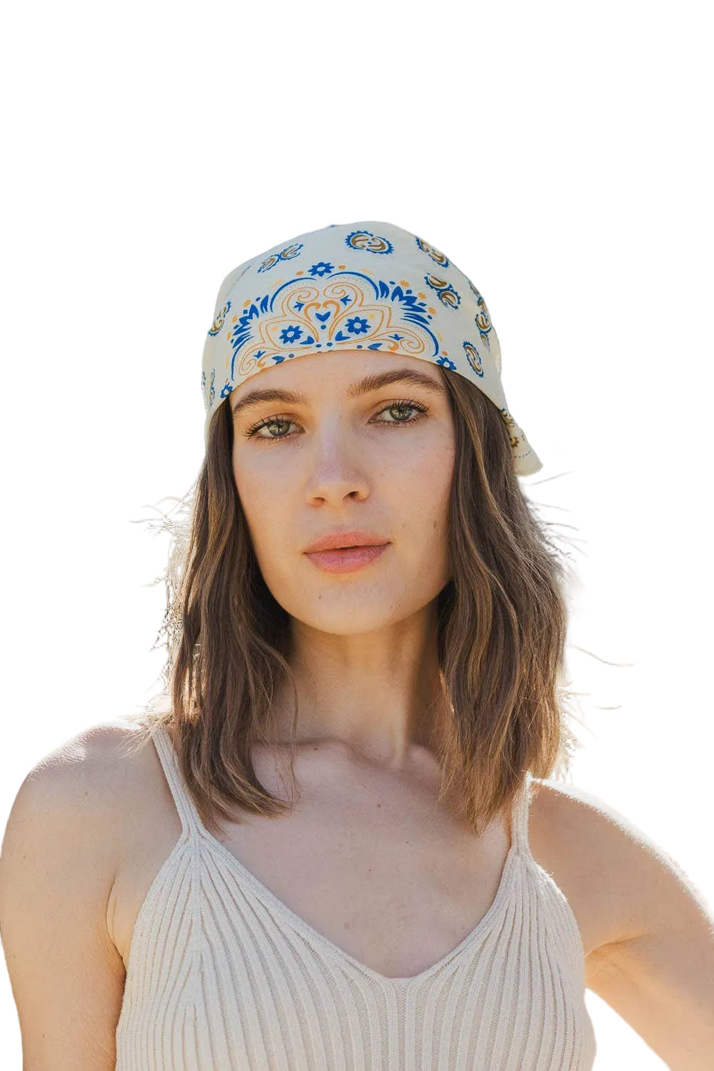 Colorful Paisley Headscarf ella where she shops