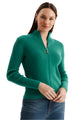 Cotton Ribbed Cardigan – Green – Ella Where She Shops
