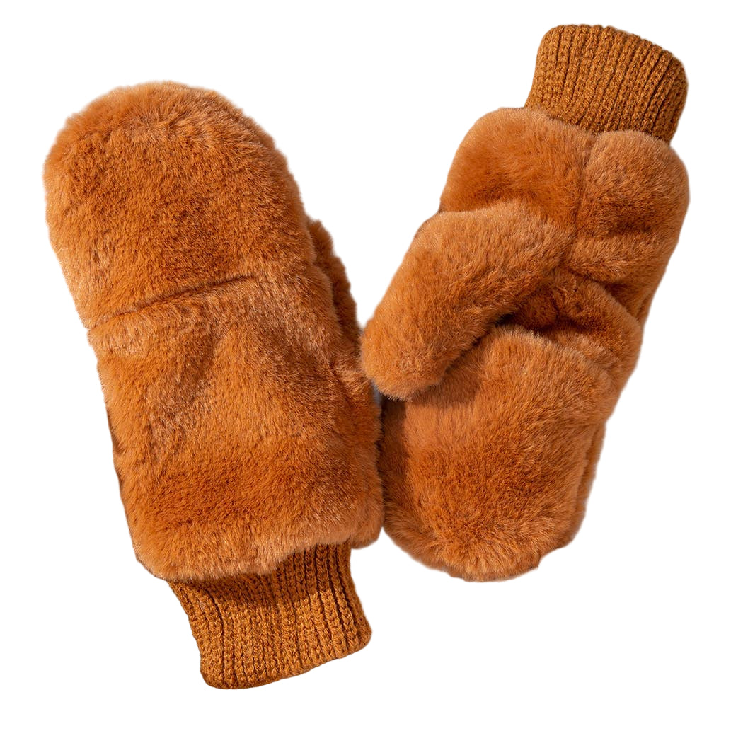 Cozy Mittens With Gathered Wrist ella where she shops