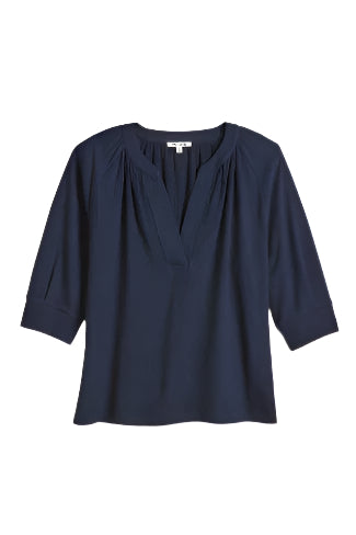 Crinkle Knit Café Top - Ella Where She Shops