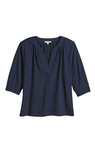 Crinkle Knit Café Top Ella where she shops