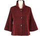 Cropped Sparkle Jacket red ella where she shops